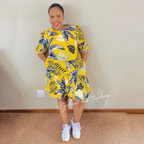 Floral Print Midi Dress 